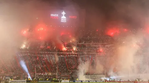 La última final de River como local en la Copa Libertadores, con unas 75.000 almas en el Monumental. (FOTO: Getty)