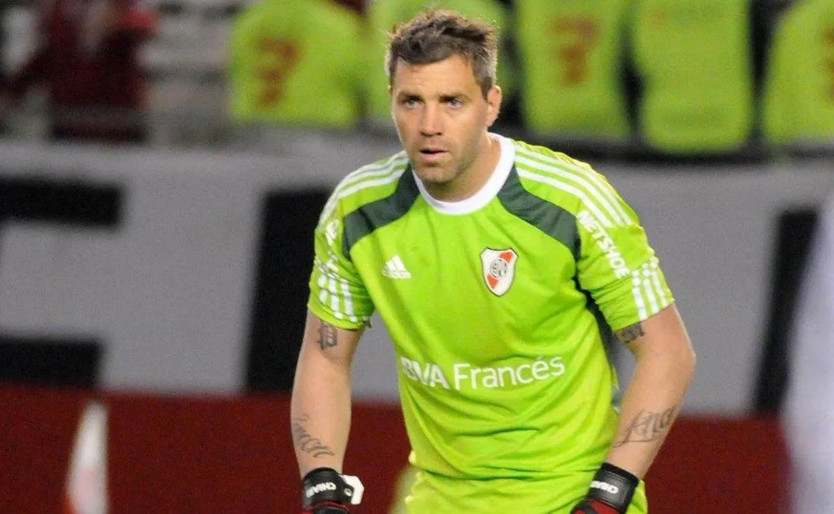 Chiarini atajó 19 partidos oficiales en River, y le convirtieron 17 goles