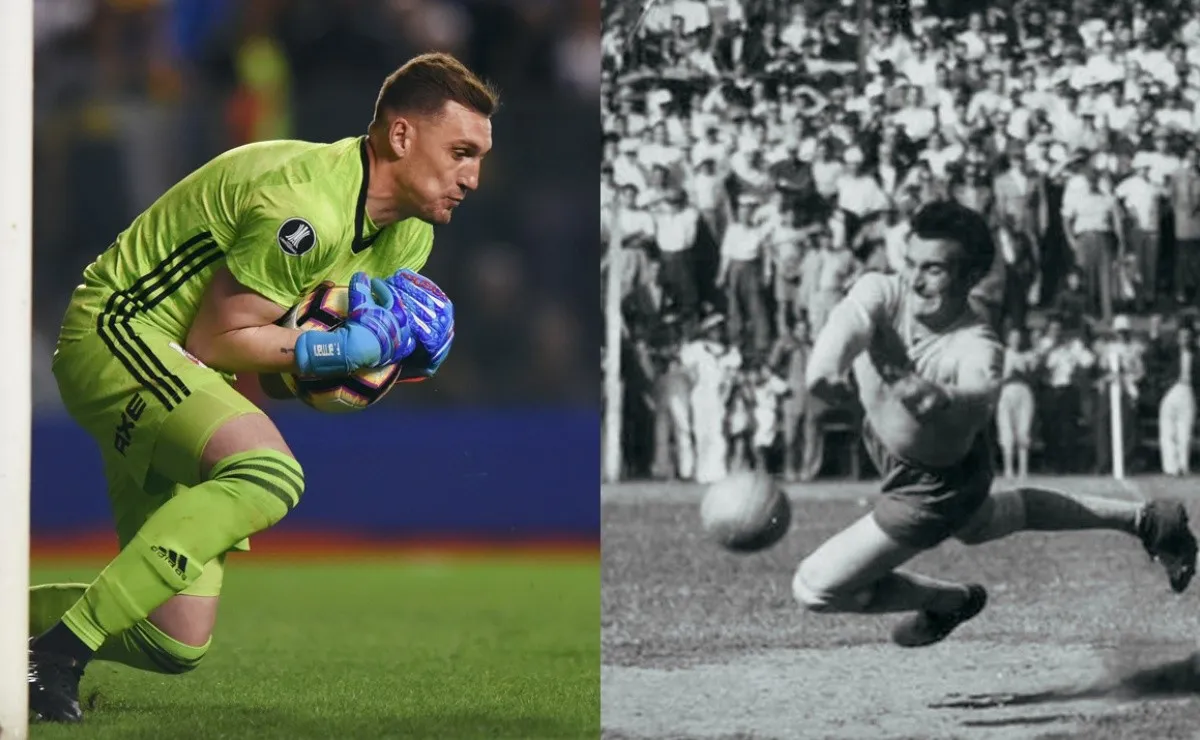 Franco Armani y Amadeo Carrizo, dos de los cinco arqueros más importantes de la historia de River.