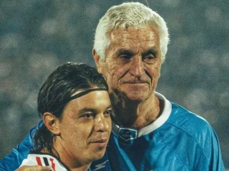 La foto que Gallardo puso en su perfil de WhatsApp