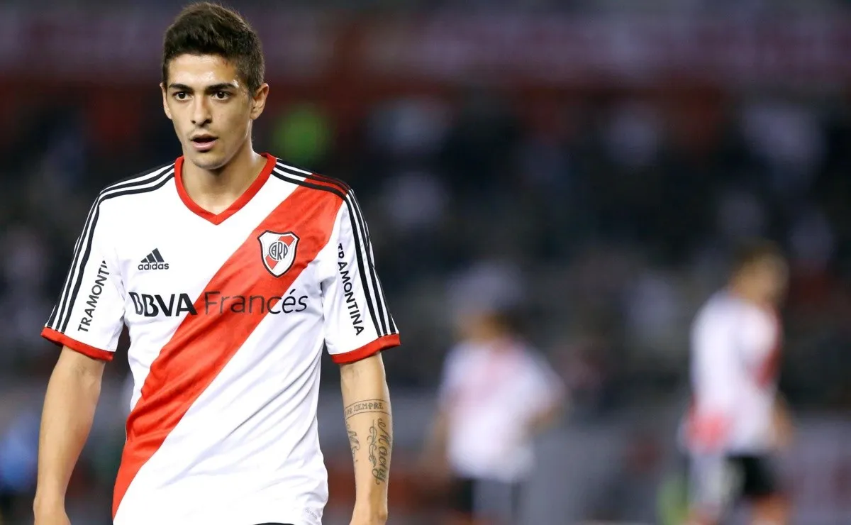 Lanzini sólo disputó un partido bajo el mando de Marcelo Gallardo.