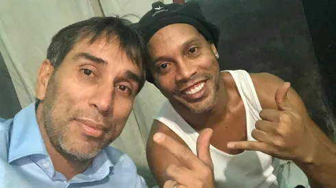 Pipino se sacó una foto con el crack brasilero en la prisión
