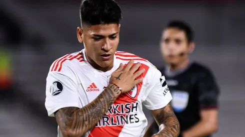 Carrascal marcó 3 goles en 17 partidos oficiales en River