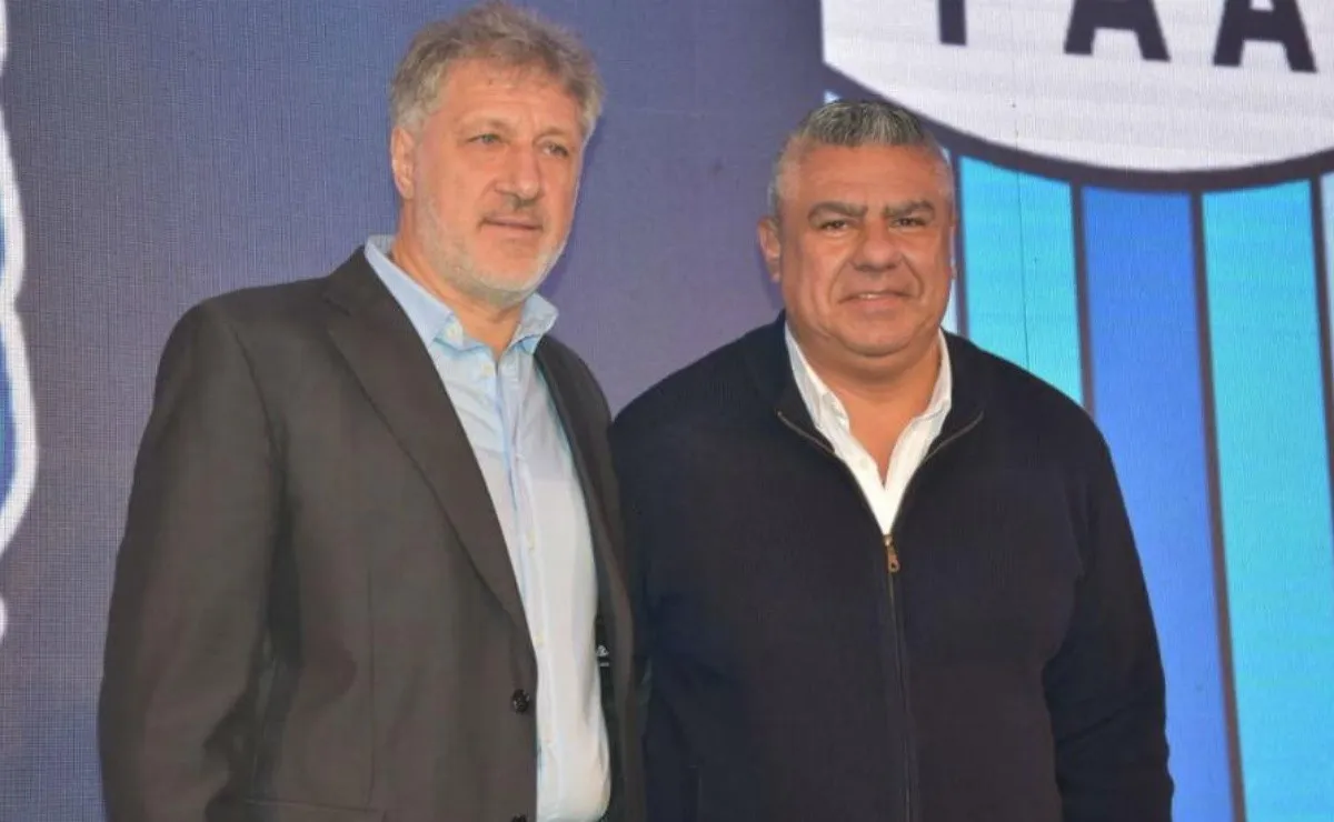 Sergio Marchi y Chiqui Tapia, actores claves del tema por ser los responsables de Agremiados y la AFA, respectivamente