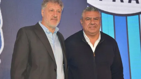 Sergio Marchi y Chiqui Tapia, actores claves del tema por ser los responsables de Agremiados y la AFA, respectivamente