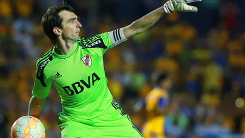 El arquero se fue libre de River al Necaxa en junio del 2016.