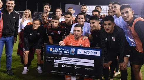 River jugó el año pasado en Salta, donde se impuso 3-0 sobre Argentino de Merlo. (FOTO: Getty)