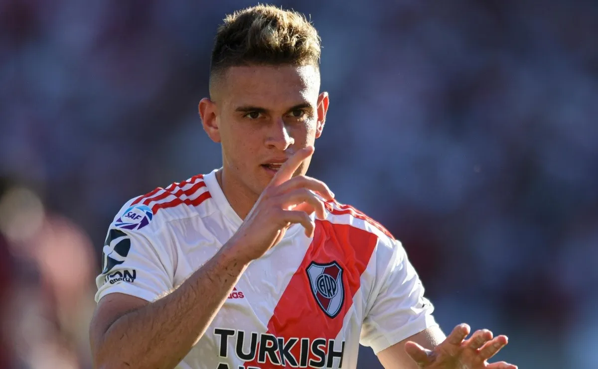 Borré, pieza clave en el ataque de River.