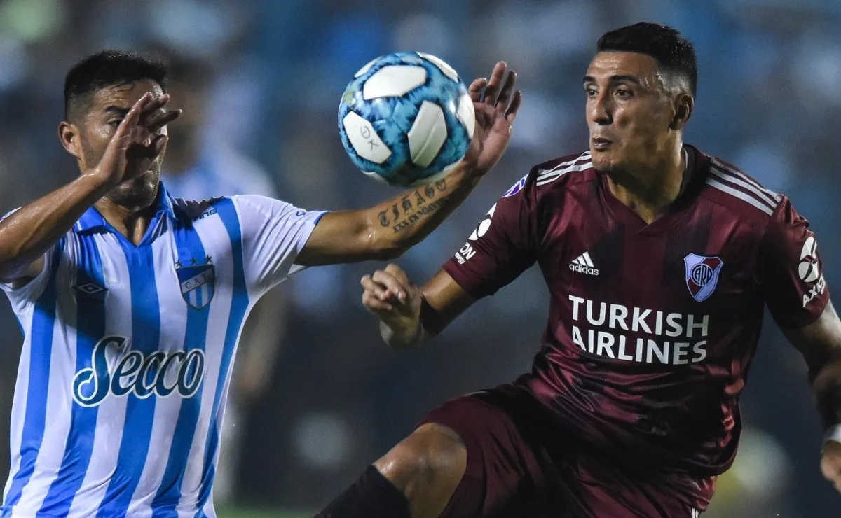 Suárez, uno de los titulares de River para el duelo vs. Atlético Tucumán.