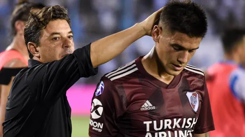 Gallardo encontró a los jugadores golpeados luego del empate con el Decano.