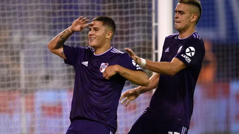 Quintero y Borré, dos de los tres colombianos que tiene el plantel de River.