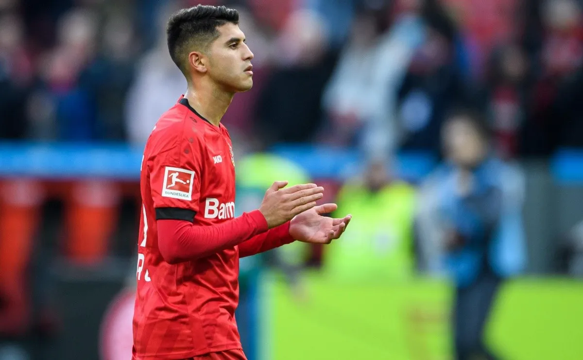Desde Alemania, Exequiel Palacios bancó al equipo de Gallardo.