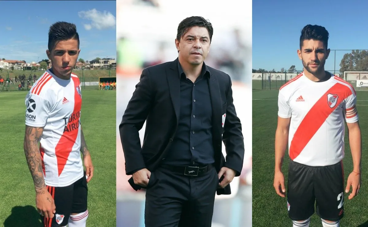 Enzo Fernández y Franco Paredes, los dos debutantes recientes del ciclo Gallardo. (FOTOS: Getty / LPM)