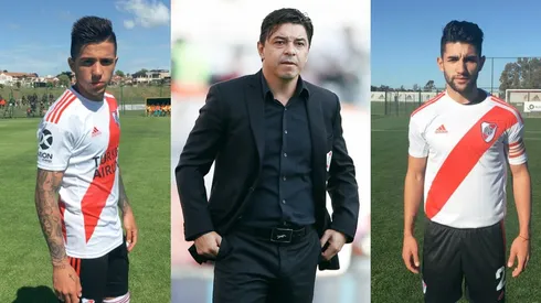 Enzo Fernández y Franco Paredes, los dos debutantes recientes del ciclo Gallardo. (FOTOS: Getty / LPM)