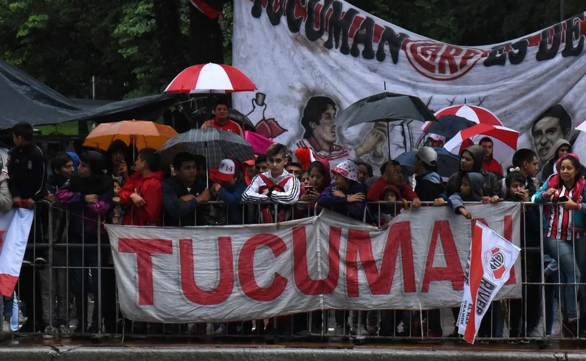 Tucumán siempre organiza grandes recibimientos para el Millonario.