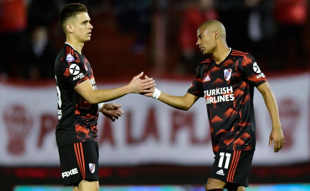 Rafael Borré y Nicolás De La Cruz se sumaron a River en agosto de 2017. (FOTO: Getty)