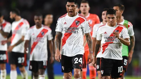 Enzo Pérez fue el primero en hablar y llevar tranquilidad.