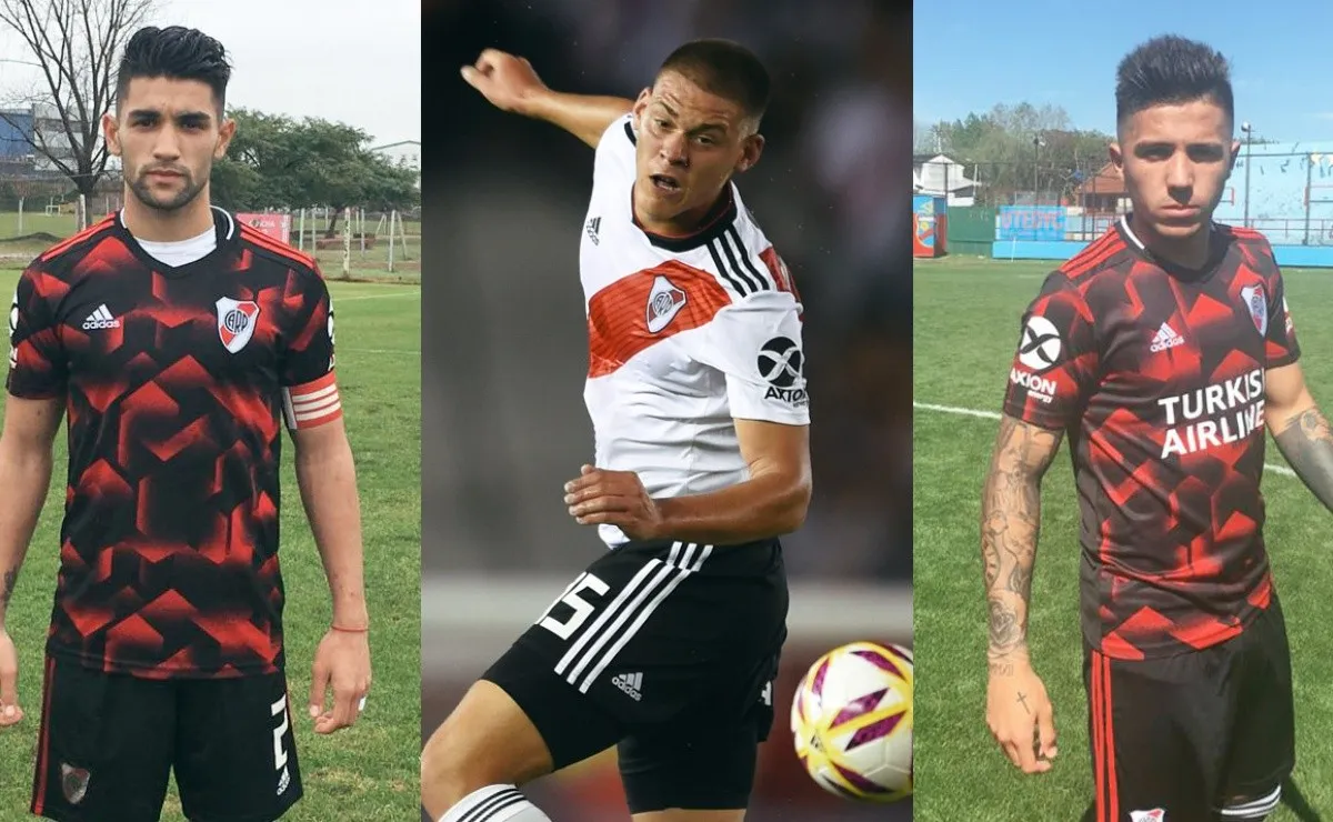 Franco Paredes, Federico Girotti y Enzo Fernández, tres titulares de la Reserva. (FOTOS: LPM / Getty)