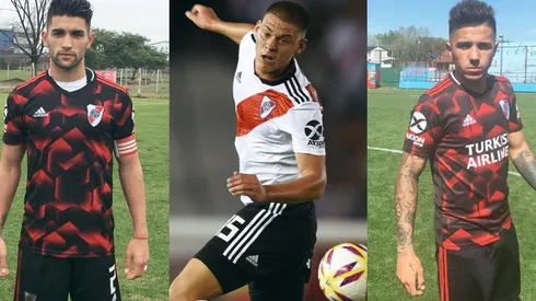 Franco Paredes, Federico Girotti y Enzo Fernández, tres titulares de la Reserva. (FOTOS: LPM / Getty)