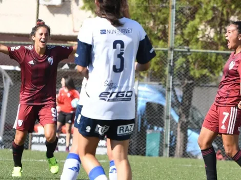 Goleada de River frente a Gimnasia