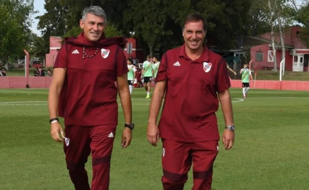 El nuevo cuerpo técnico de la Reserva, enfocado en el futuro de River