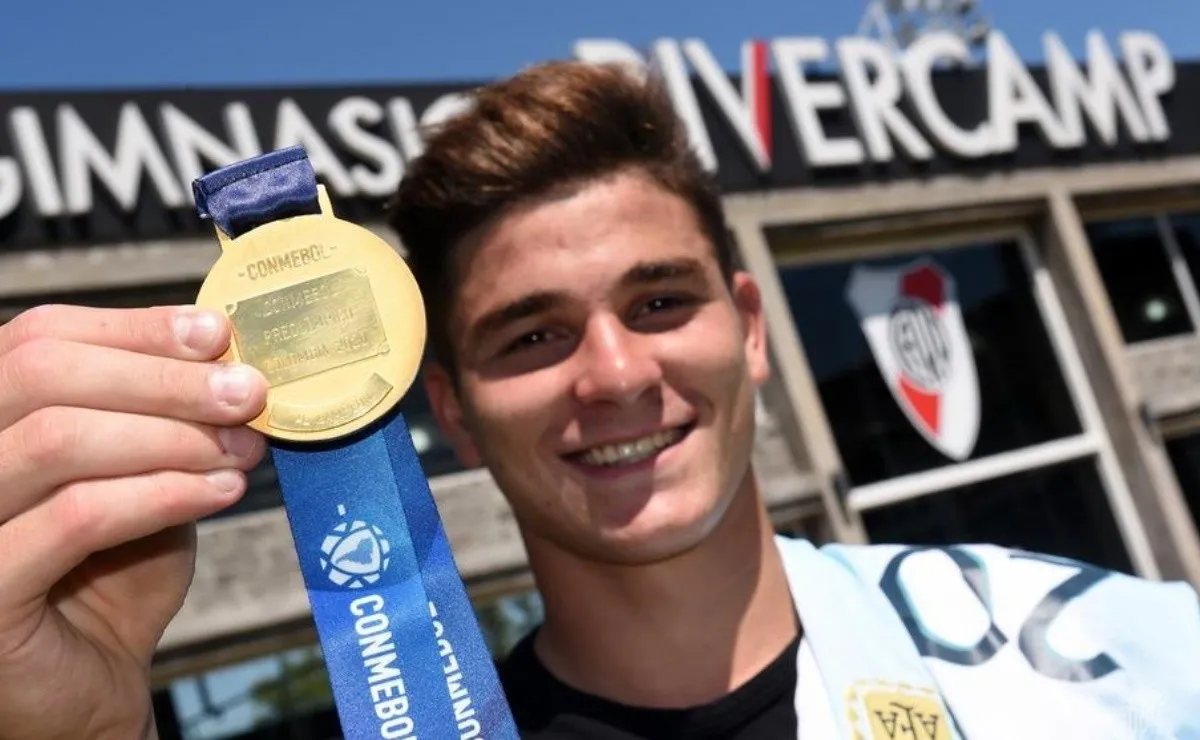 Álvarez disputó 6 partidos en el Preolímpico, y no convirtió goles
