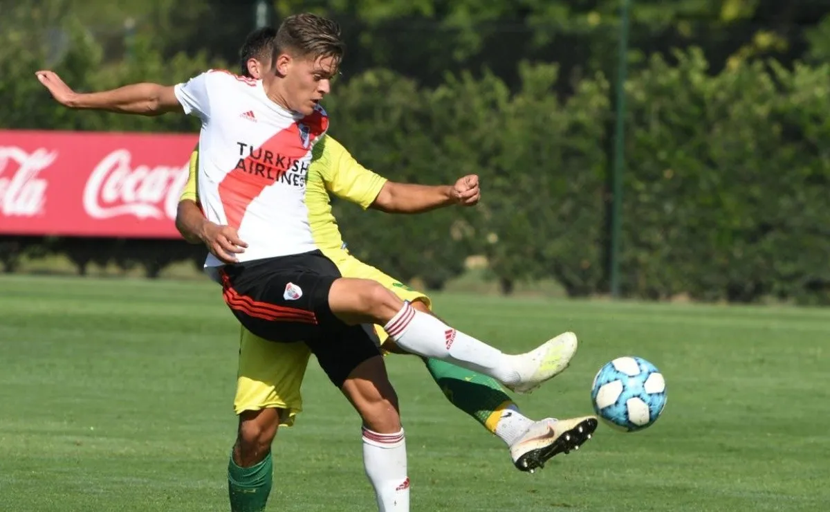 Federico Girotti marcó su tercer gol en el 2020: antes gritó contra Banfield y Central Córdoba. (FOTO: Prensa River)