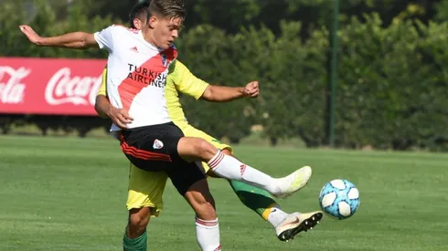 Federico Girotti marcó su tercer gol en el 2020: antes gritó contra Banfield y Central Córdoba. (FOTO: Prensa River)