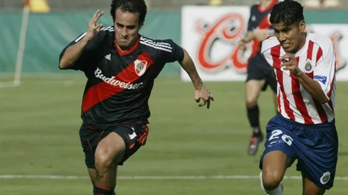 Darío compartió plantel con su hermano en River durante 2003.