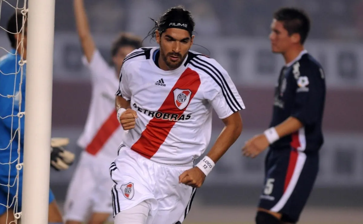 El uruguayo marcó 12 goles en River, en 29 partidos oficiales