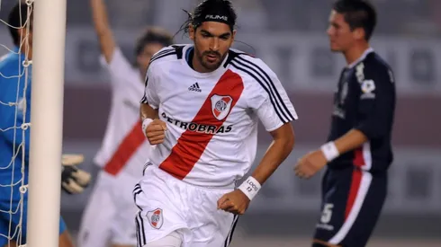 El uruguayo marcó 12 goles en River, en 29 partidos oficiales