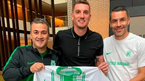 Franco Armani visitó la concentración de Atlético Nacional.