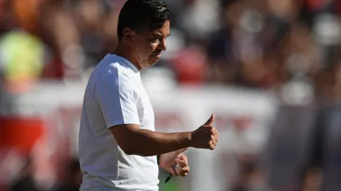 Marcelo Daniel Gallardo, DT de River hace más de cinco años y medio.