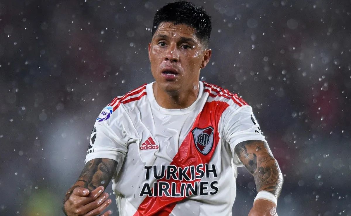 Enzo Nicolás Pérez, dueño del mediocampo de River.