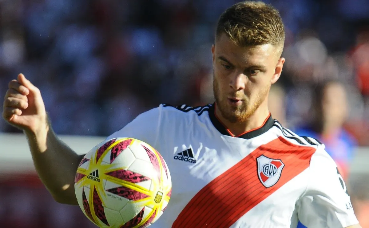 Lucas Beltrán es uno de los tres jugadores del Sub 20 de River que ya debutaron en Primera. (FOTO: Getty)