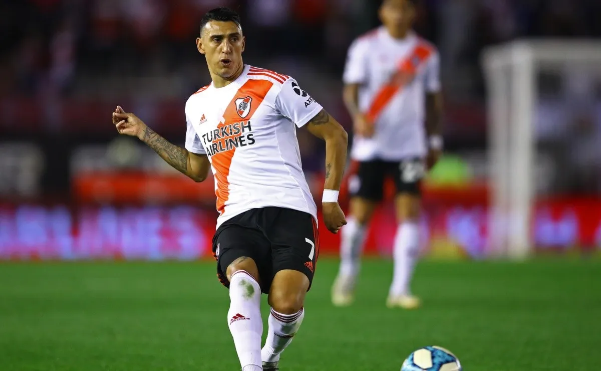 Matías Suárez, fundamental en el ataque de River.