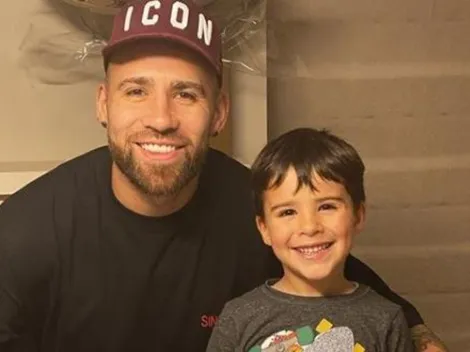 ¿Otra señal? La torta del cumpleaños de Otamendi