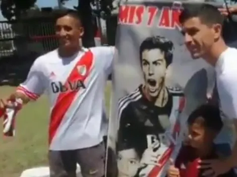 Nacho Fernández le cumplió el sueño a un nene