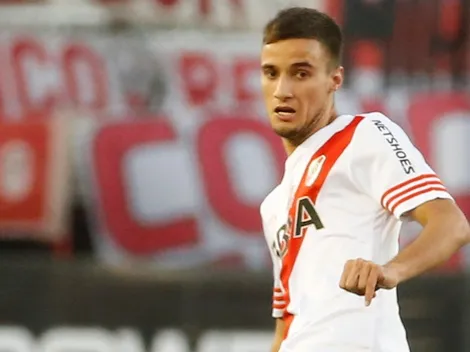 Mammana se entrenó con la ropa de River