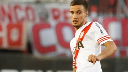 Emanuel Mammana, cuando jugaba con el manto sagrado.