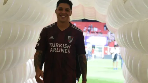 Enzo Pérez lleva 97 partidos oficiales en River, de los cuales fue titular en 85 ocasiones. (FOTO: Getty)