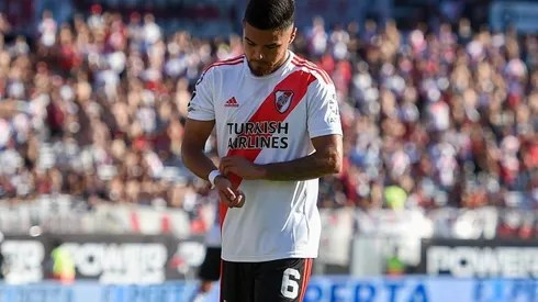 Paulo Díaz lleva 12 partidos oficiales en River, con una expulsión y dos amarillas. (FOTO: Getty)