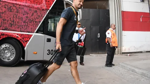 El uruguayo ya había estado en algunos partidos en el Monumental tras su retiro.