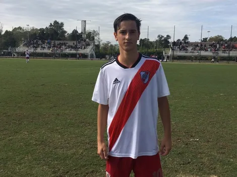 Martín Lombardi firmó su primer contrato con River