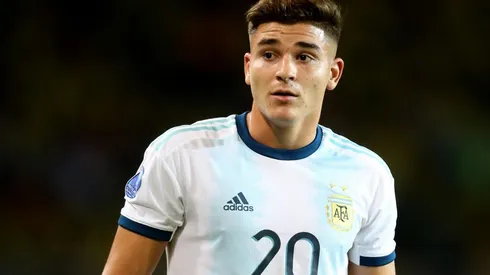 Julián Álvarez lleva 24 partidos oficiales en la Primera de River, donde marcó tres goles. (FOTO: Getty)