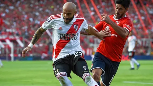 Javier Pinola llegó a 100 partidos oficiales con la camiseta de River. (FOTO: Getty)
