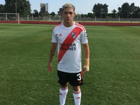 Santiago Montiel ya es jugador profesional de River