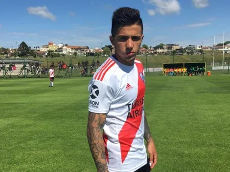 Enzo Fernández firmó su primer contrato con River
