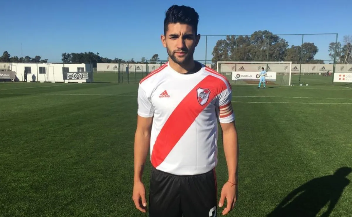 Franco Paredes llegó a River en Infantiles y tuvo a su hermano, Maximiliano, en el club. (FOTO: La Página Millonaria)