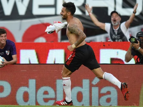 Tremendo golazo de Scocco para sellar la victoria